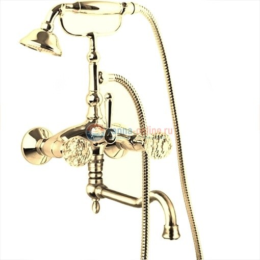 Смеситель Cezares Atlantis ATLANTIS-VDF2-03/24-Sw для ванны/душа, золото