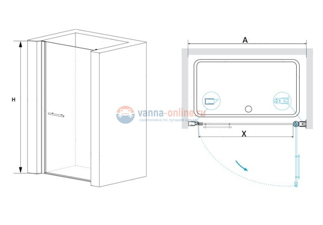 Душевая дверь RGW PA-03, 12080307-42, 70 х 185 см распашная, стекло рифленое (cora), матовый хром Душевая дверь RGW PA-03, 12080307-42, 70 х 185 см распашная, стекло рифленое (cora), матовый хром