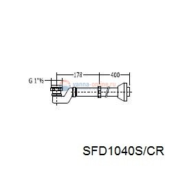Чугунная ванна Devon&Devon Admiral 2MRADMIRAL, 182х81 см