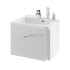 Тумба под раковину Ravak 10° SD 550 угловая, белая, левая/правая