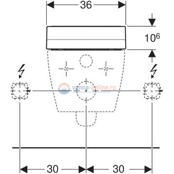 Электронная крышка-биде Geberit AquaClean Tuma Comfort 146.274.SI.1, белое стекло