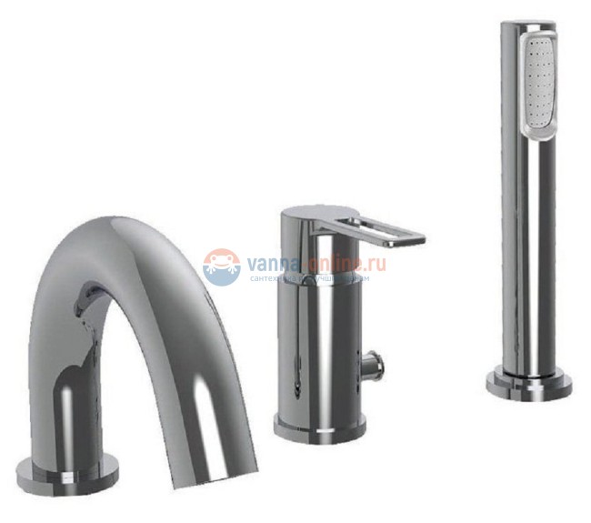 Смеситель Cezares Fuoco FUOCO-BVD-01 на борт ванны с ручным душем