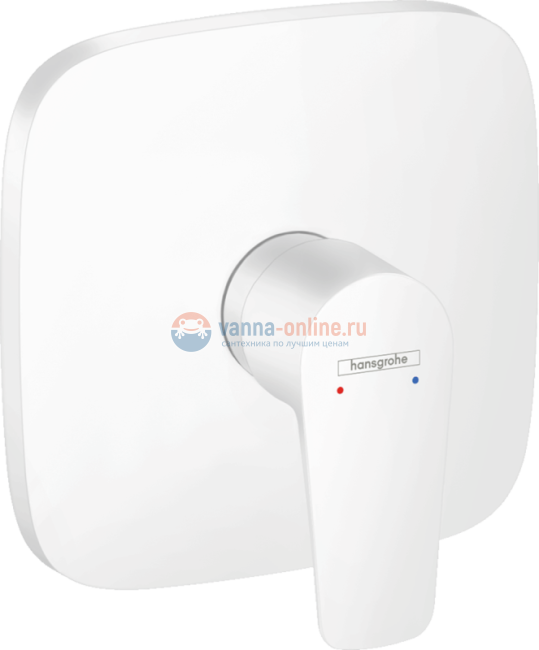 Смеситель Hansgrohe Talis E 71765700 для душа, белый матовый