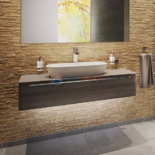 Тумба под раковину Ravak SUD 260.01 1100, X000001084, 110 см со столешницей, орех