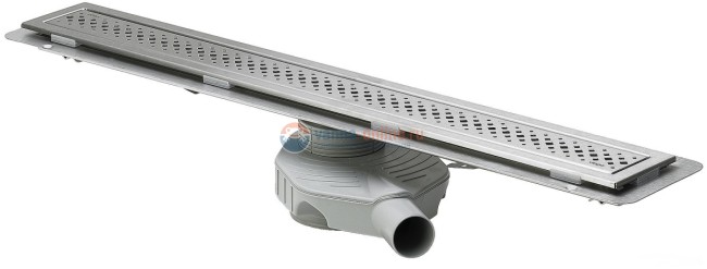 Душевой лоток Viega Visign 619077 с матовой дизайн-решеткой ER1, 900 мм