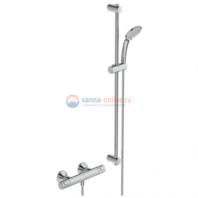 Настенный термостатический смеситель для душа Ideal Standard Ceratherm T25 A7204AA Настенный термостатический смеситель для душа Ideal Standard Ceratherm T25 A7204AA