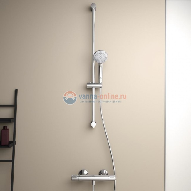 Настенный термостатический смеситель для душа Ideal Standard Ceratherm T25 A7204AA Настенный термостатический смеситель для душа Ideal Standard Ceratherm T25 A7204AA