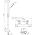 Настенный термостатический смеситель для душа Ideal Standard Ceratherm T25 A7204AA Настенный термостатический смеситель для душа Ideal Standard Ceratherm T25 A7204AA