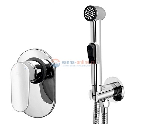 Гигиенический душ WasserKRAFT А11056 , шланг 100 см Гигиенический душ WasserKRAFT А11056 , шланг 100 см