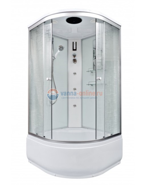 Душевая кабина Deto Em EM4590 гм 90 x 90 см, с крышей, с гидромассажем