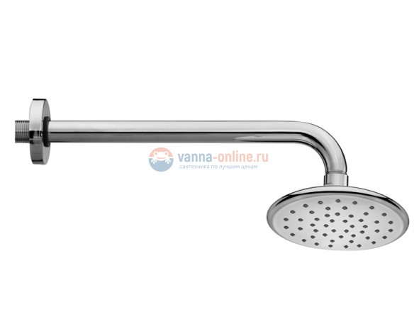 Кронштейн Jacob Delafon Eo E10039-CP настенный, хром, 1/2', 400 мм Кронштейн Jacob Delafon Eo E10039-CP настенный, хром, 1/2', 400 мм