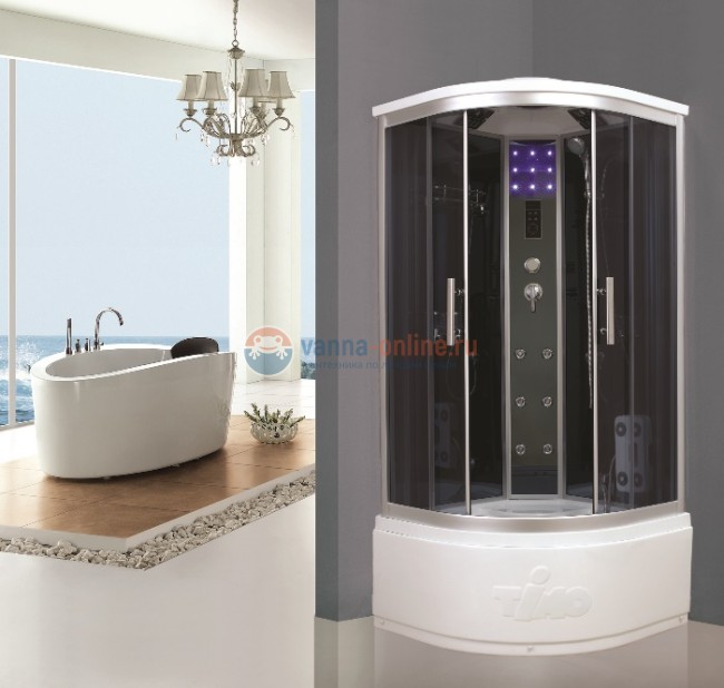 Душевая кабина Timo T-1190 P, без электрики и гидромассажа, 90 x 90 см (Standart)