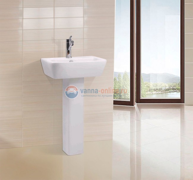 Раковина BelBagno Alpina BB10100L, 56*45,5*85 см