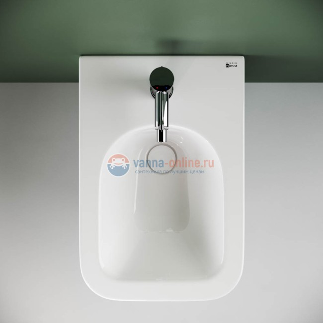Биде Ceramica Nova Metric CN3008 подвесное, 1 отверстие под смеситель, белый Биде Ceramica Nova Metric CN3008 подвесное, 1 отверстие под смеситель, белый