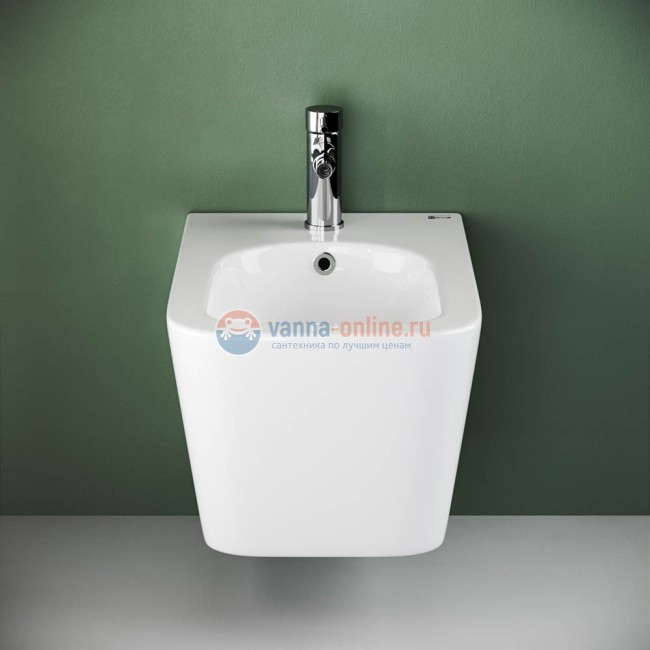 Биде Ceramica Nova Metric CN3008 подвесное, 1 отверстие под смеситель, белый Биде Ceramica Nova Metric CN3008 подвесное, 1 отверстие под смеситель, белый