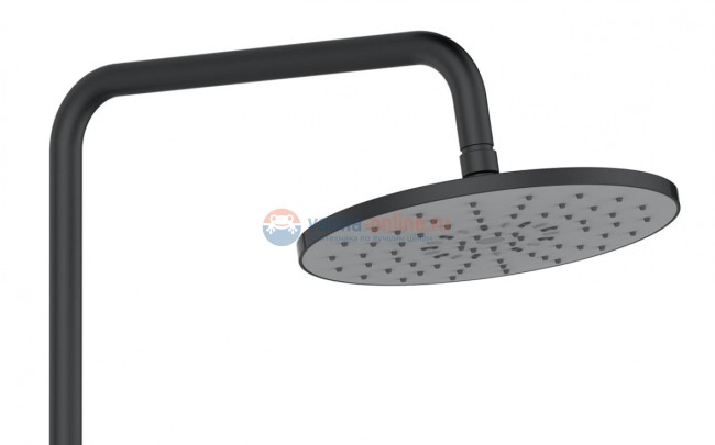 Душевая система Agger Thermo A2461144, черный матовый Душевая система Agger Thermo A2461144, черный матовый