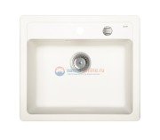 Кухонная мойка Iddis Vane G V05W571i87 57 x 50 x 22.7 см, Granucryl, 1 чаша, белый