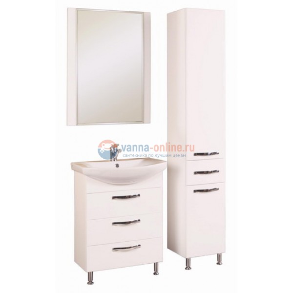 Шкаф-колонна Акватон Ария Н, 1A124303AA950, чёрный глянец Шкаф-колонна Акватон Ария Н, 1A124303AA950, чёрный глянец