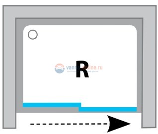 Душевая дверь Ravak Rapier NRDP2-120 L, левая Душевая дверь Ravak Rapier NRDP2-120 L, левая