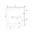 Душевой уголок RGW SV-33-B 06323300-14 100x100 см квадратный, стекло прозрачное, черный