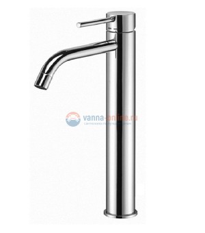 Смеситель Paffoni Light LIG081CR для раковины, высокий, без донного клапана, цвет хром
