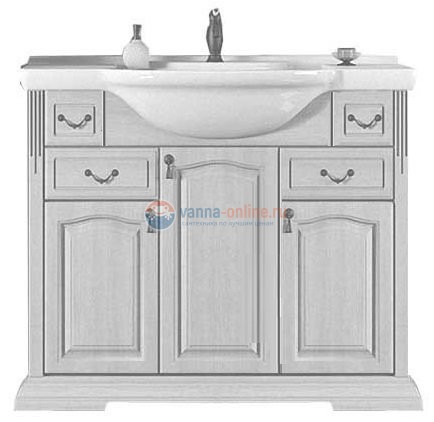 Тумба под раковину Opadiris РИСПЕКТО 100, белый матовый