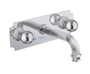 Смеситель Cezares Olimp BLS2-01-M цвет хром, ручки круглые металл