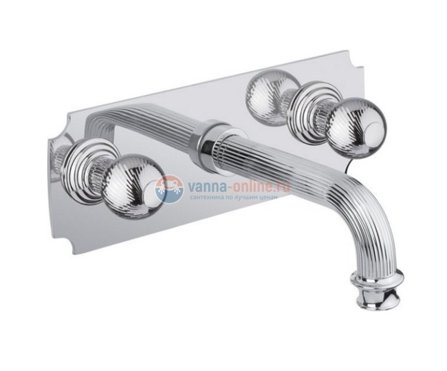 Смеситель Cezares Olimp BLS2-01-M цвет хром, ручки круглые металл