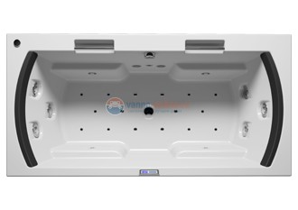 Ванна гидромассажная Riho Thermae Line Lisa 180x90 см BZ15 Ванна гидромассажная Riho Thermae Line Lisa 180x90 см BZ15