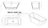 Ванна акриловая BelBagno BB19 150 х 75 см