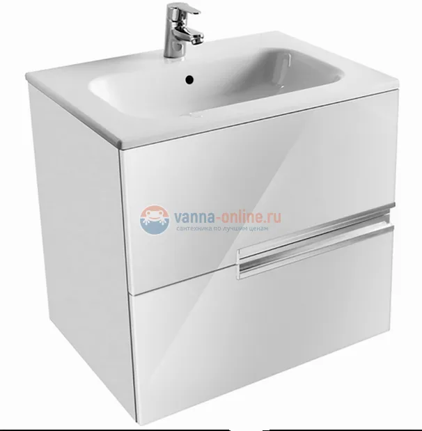 Тумба под раковину Roca Victoria Nord Ice Edition ZRU9302730, 60 см, белый глянец