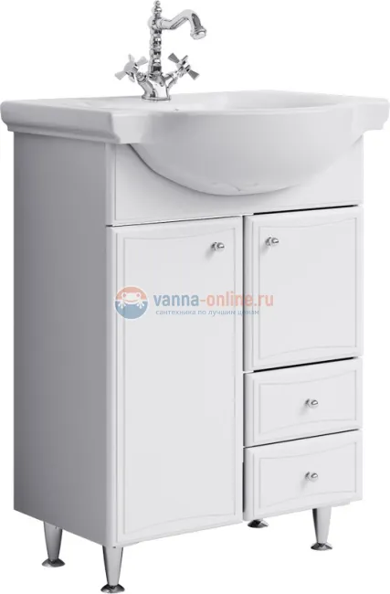 Тумба с раковиной Aqwella Барселона Т6/к 65 см BA0106K