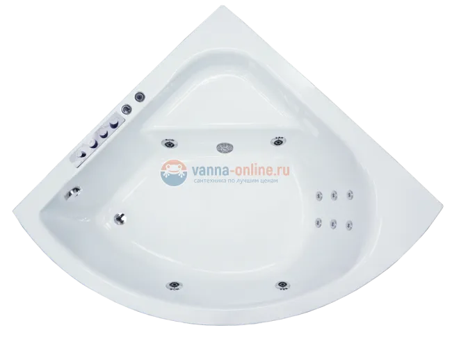 Ванна гидромассажная Royal Bath Rojo Comfort RB375201CO, 150 x 150 см, белая