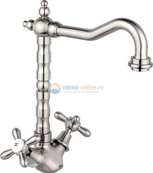 Смеситель для кухни Timo Ritz 0143F silver Смеситель для кухни Timo Ritz 0143F silver