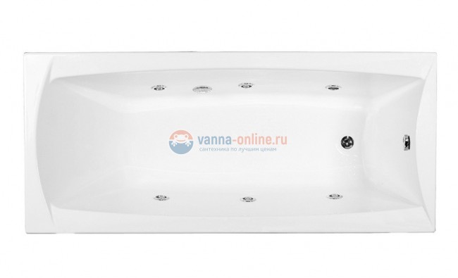 Ванна акриловая Aquanet Cariba 00203925 170 x 75 см