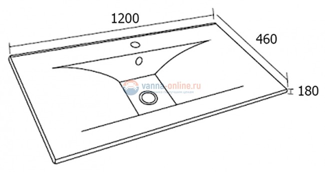 Тумба с раковиной Sanvit Новелла напольная 120, цвет ланселот