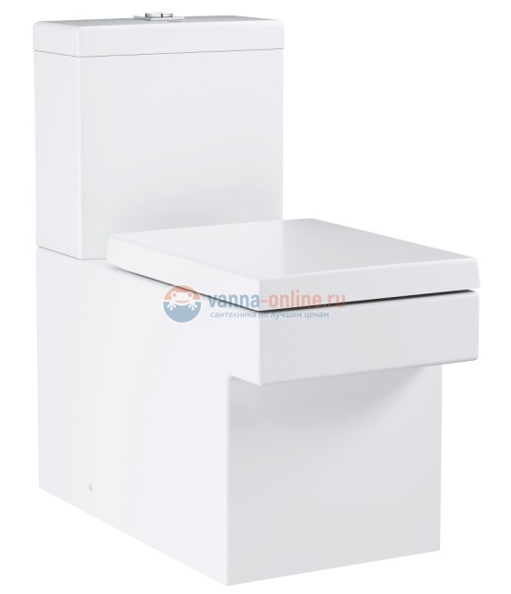 Напольный унитаз, безободковый Grohe Cube Ceramic 3948400H