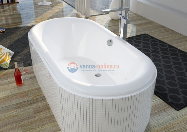 Акриловая ванна Riho Seth 180x86 см