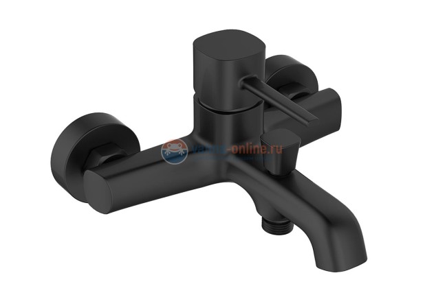 Смеситель Orange Karl M05-100b для ванны и душа, черный Смеситель Orange Karl M05-100b для ванны и душа, черный