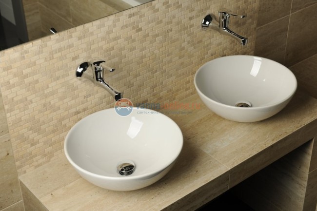 Раковина ArtCeram La Ciotola LCL001 01 00 bi, 46 см Раковина ArtCeram La Ciotola LCL001 01 00 bi, 46 см