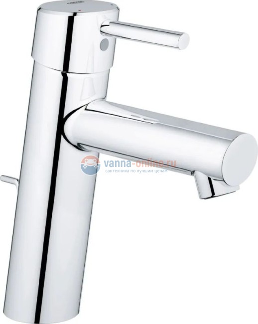 Смеситель Grohe Concetto 23450001 для раковины, с донным клапаном