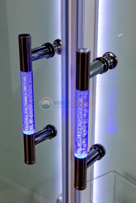 Душевая кабина Deto A 01 100 x 100 см, с крышей, Led