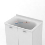 Раковина Kerasan Aquadom 029301*0, 75 x 50 см, без отверстия, без тумбы и сифона 7535, белый Раковина Kerasan Aquadom 029301*0, 75 x 50 см, без отверстия, без тумбы и сифона 7535, белый