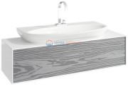 Тумба под раковину Aqwella Genesis 120, подвесная, миллениум серый, GEN0112MG