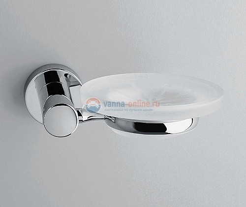 Мыльница стеклянная с держателем WasserKRAFT Donau 9429 Мыльница стеклянная с держателем WasserKRAFT Donau 9429