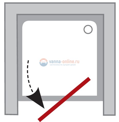 Душевая дверь Ravak Pivot PDOP1-80 03G40U00Z1, сатин/транспарент Душевая дверь Ravak Pivot PDOP1-80 03G40U00Z1, сатин/транспарент