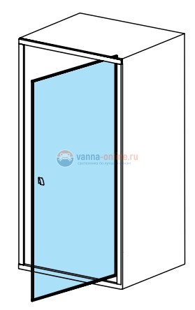 Душевая дверь Ravak Pivot PDOP1-80 03G40U00Z1, сатин/транспарент Душевая дверь Ravak Pivot PDOP1-80 03G40U00Z1, сатин/транспарент