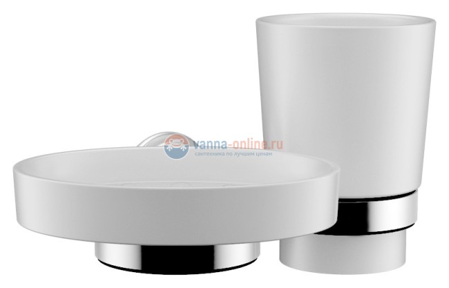 Стакан Fixsen Best FX-71606-08 с мыльницей, хром Стакан Fixsen Best FX-71606-08 с мыльницей, хром