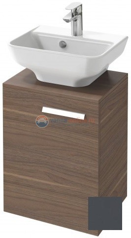 Тумба под раковину Jacob Delafon Struktura 45 см, EB1397D-N14, серый антрацит, правосторонняя Тумба под раковину Jacob Delafon Struktura 45 см, EB1397D-N14, серый антрацит, правосторонняя