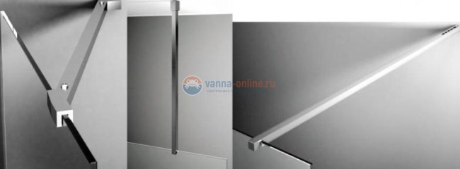 Душевое ограждение Jacob Delafon Contra E22WP120-GA, 120 см Душевое ограждение Jacob Delafon Contra E22WP120-GA, 120 см